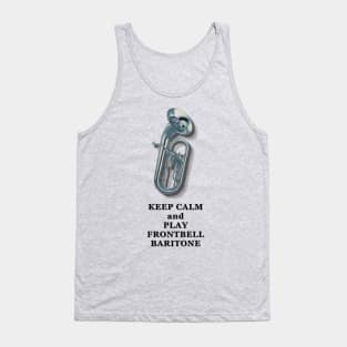 Keep Calm and Play Frontbell Baritone Tank Top